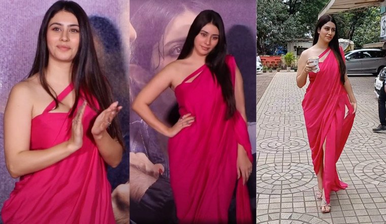 Warina Hussain Turns Heads in Self-Designed Attire at Yaariyan 2 Trailer Launch