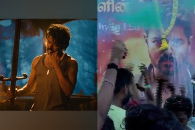 Thalapathy Vijay's Fans Go All Out to Celebrate 'Leo' Trailer Launch