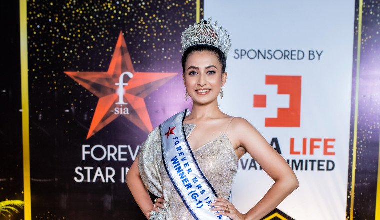 Shweta Chaudhary Crowned Forever Mrs. India G1 2023 in Grand Ceremony!