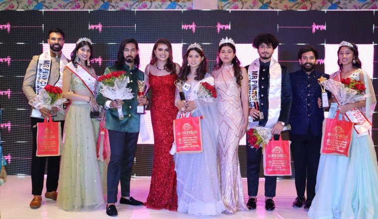 Akshay Saxena and Arpita Narbanya Steal the Spotlight as Mr. and Miss Pinkcity 2023