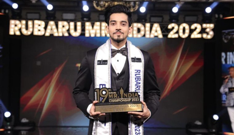 Aryman Raj Emerges as Mr. India East in the Prestigious Rubaru Mr. India Show 2023
