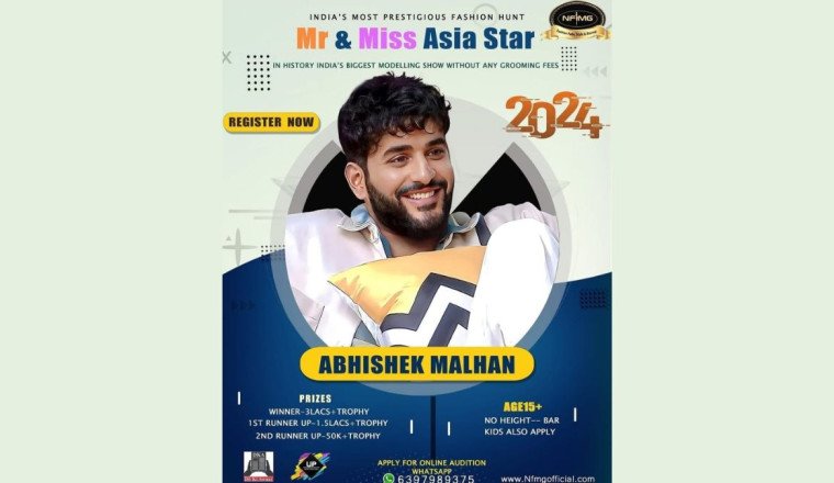 NFMG PRODUCTION Presents the Dazzling 'Mr &amp; Miss Asia Star 2024' Show Featuring Abhishek Malhan