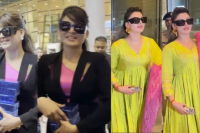 Urvashi Rautela Shines Bright and Spreads Festive Joy at Mumbai Airport