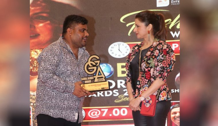 Devbhoomi’s Rajinder Kumar Receives Prestigious Global Glory Award from Bhagyashree