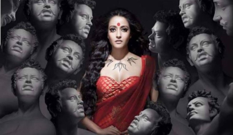 Raima Sen's Powerful Message Against Social Demons at Durga Pooja