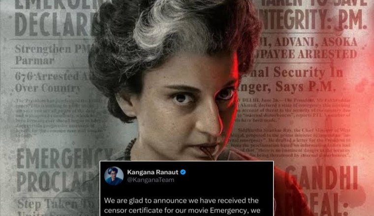 Kangana Ranaut’s 'Emergency' Gets Censor Certificate, Release Date Announcement Soon