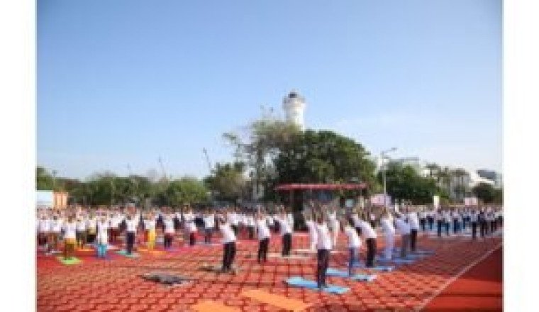 International Yoga Day 2024 in Puducherry – Padma Jaiswal IAS