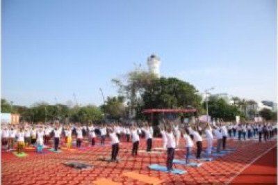 International Yoga Day 2024 in Puducherry – Padma Jaiswal IAS
