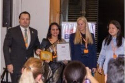 Smita Patil Receives Women Achiever of the Year Award at Rising Bharat Conclave in the UK Parliament