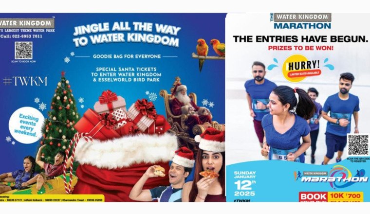 Unwrap the Fun this Christmas and New Year at Water Kingdom: Festivities, Goodie Bags, and a Marathon