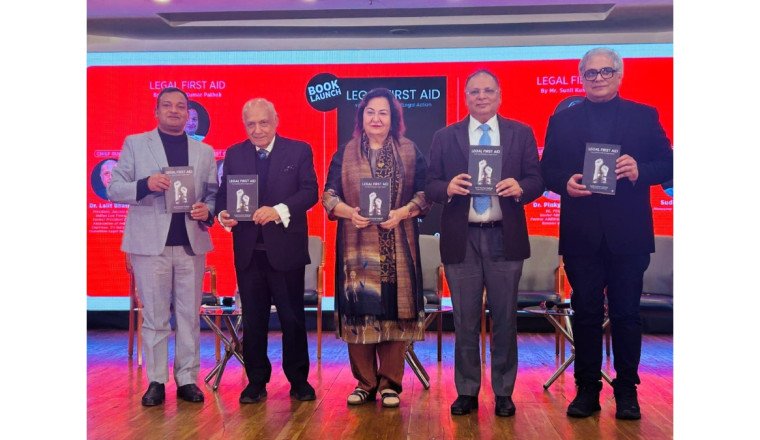 Legal Expert Sunil Kumar Pathak’s book Legal First Aid released at India International Centre