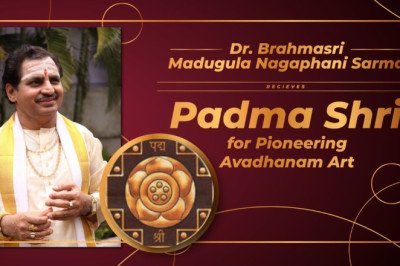 Brahmasri Madugula Nagaphani Sarma Honored with Padma Shri for reviving the art of Avadhanam