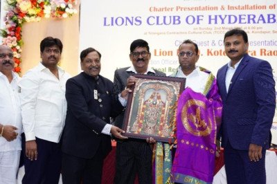 Lions Club of Hyderabad Bhooja Charter Ceremony Marks a New Era of Community Service