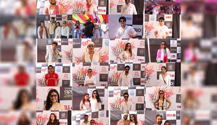 Celeb galore at Holi Splash Season 6 with 24000 plus attendees at Inorbit, Malad