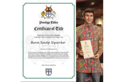 Distinguished Dance Pioneer: Sandip Soparrkar Honored with Baron Title in London