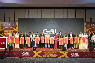 India Shines at Global Celebrity League Launch: Stars and Cricketers Set Dubai Stage Ablaze