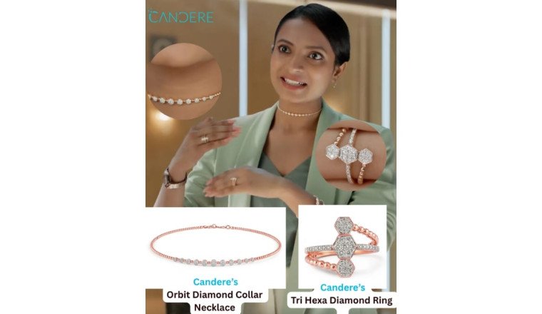 Candere by Kalyan Jewellers Introduces a Modern Classic: The Orbit Diamond Collar Necklace