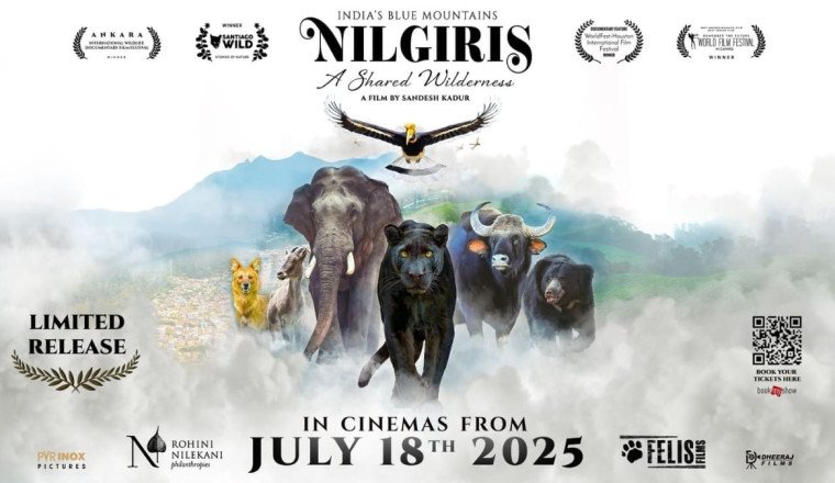‘Nilgiris: A Shared Wilderness’ Wildlife Documentary Film to Release in Theatres Nationwide