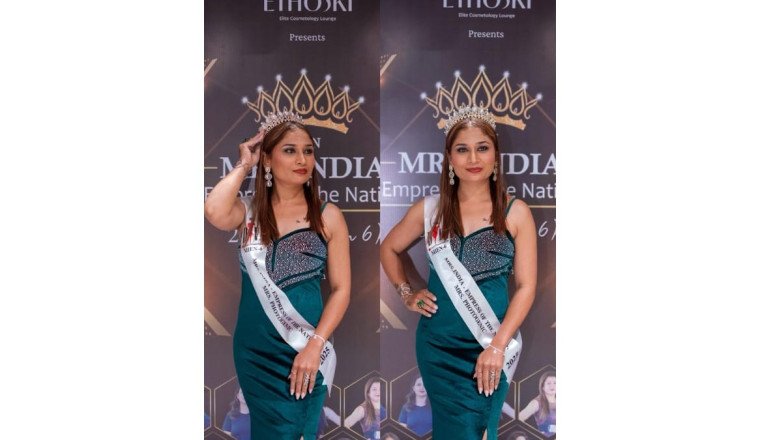 Aparna Huske: Won the title of Mrs. Photogenic 2025 in Mrs. India Empress of the Nation 2025