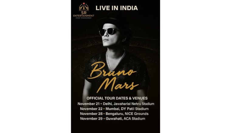 Bruno Mars India Tour 2025 Is Official: Tickets Live Now, SR Entertainment Confirms Authenticity
