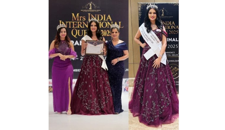 Gurgaon’s Shivangi Singhal Crowned Mrs. India Beautiful Title Winner at Mrs. India International Queen 2025