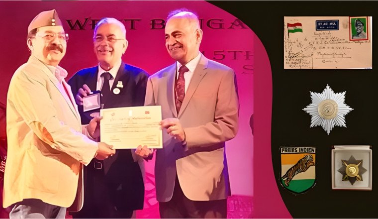 Collector Prithwish Dasgupta Wins Vermeil Award at Bongopex 2025 for Extraordinary Netaji & Azad Hind Collection