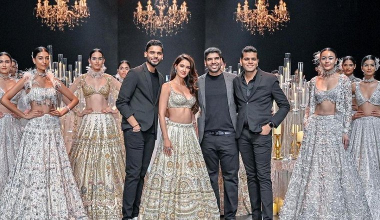 Disha Patani Shines in Pastel Lehenga at Lakme Fashion Week 2023