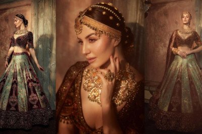 Giorgia Andriani Radiates 'Maharani' Elegance in Lavish Bridal Attire by Renowned Designer Lalit Dalmia