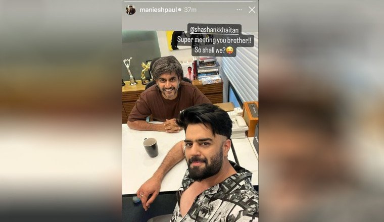 Maniesh Paul and Shashank Khaitan Ignite Collaboration Buzz with Intriguing Selfie