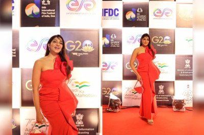 Actress Iti Acharya attends IFFI 2023, shares her happy experience for her fans