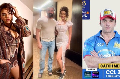 Seerat Kapoor Brings Glamour to CCL, Cheers for Mumbai Heroes & Congratulates Sohail Khan