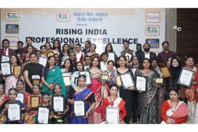 Rising India Professional Excellence Award 2025 Successfuly Organised by Vocal for Local Talent Promoters