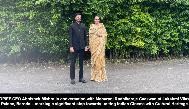 DPIFF CEO Abhishek Mishra Meets Maharani Radhikaraje, Bridging Cinema with Royal Heritage