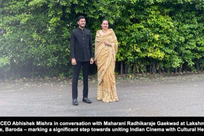 DPIFF CEO Abhishek Mishra Meets Maharani Radhikaraje, Bridging Cinema with Royal Heritage