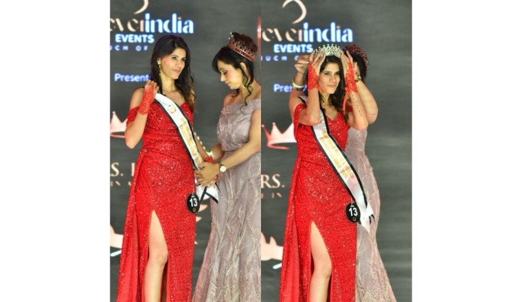 Deeksha Chauhan won the title of Mrs. Rajasthan 2025 and Mrs. Beautiful Eyes 2025 at Mrs india One in a Million 2025
