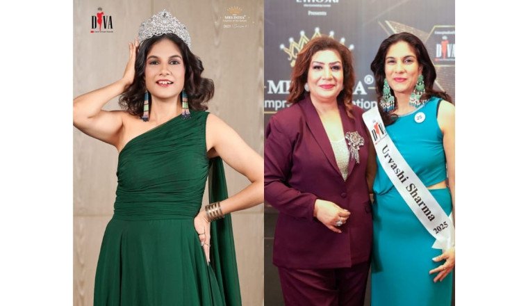 Urvashi Sharma Crowned Mrs. Timeless Beauty – Silver Category | Diva Pageants Mrs. India 2025
