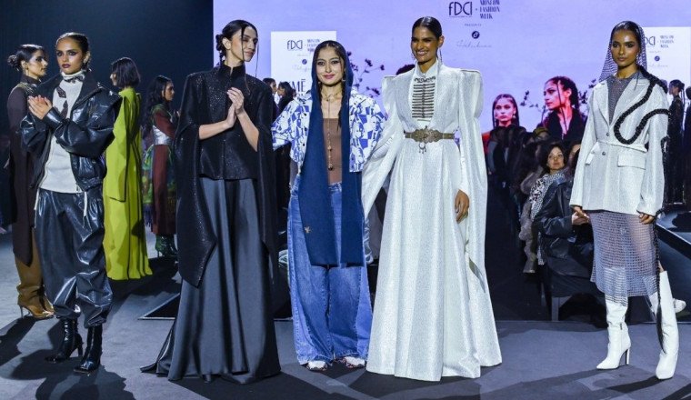 Where Cultures Collide: Lakmē Fashion Week X FDCI X Moscow Presented ‘Hatsibana’ By Fatima Shogenova