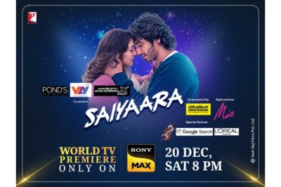 Sony MAX Brings the World Television Premiere of Saiyaara on 20 December