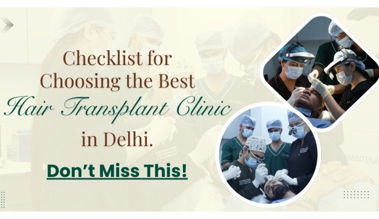 How to Choose the Best Hair Transplant Clinic in Delhi, India?
