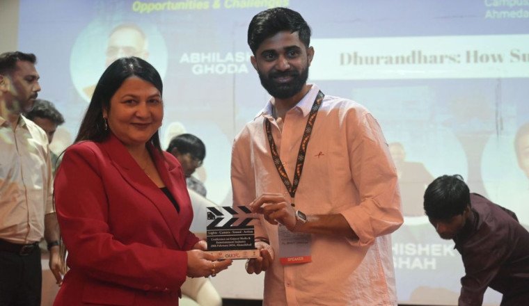 Producer Chanda Patel Honours Gujarati Cinema Legends at WIFPA–SEPC Entertainment and Media Conclave in Ahmedabad