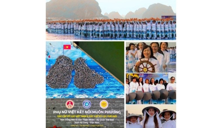 Vietnamese Women Connecting the World LETA’SCON Group sets World Record