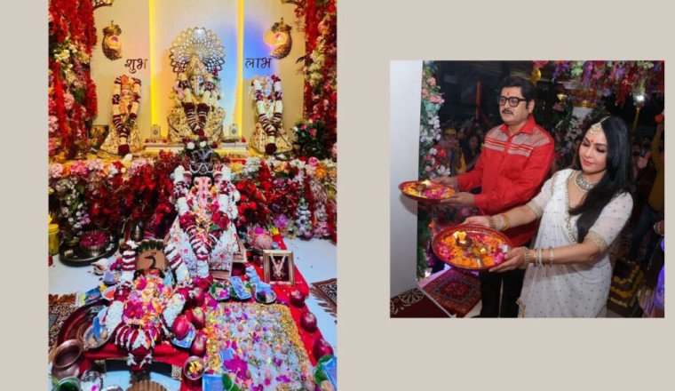 Angoori Bhabi and Manmohan Tiwari from 'Bhabiji Ghar Par Hai' Celebrate Vibrant Ganesh Chaturthi in Indore with Fans
