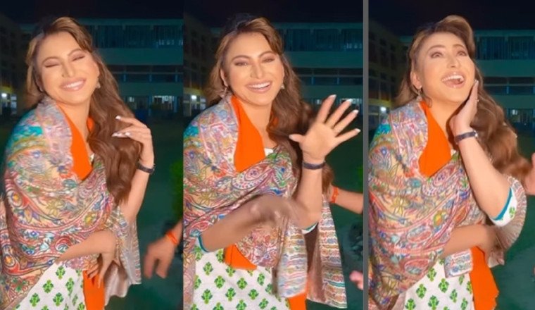 Urvashi Rautela Embraces the 'Looking Like A WOW' Trend in Desi Kudi Attire