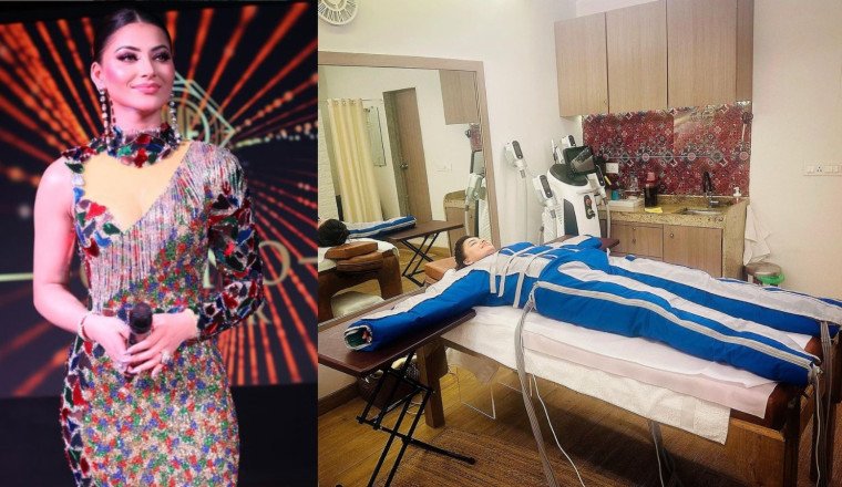 Actress Urvashi Rautela Prioritizes Self-Care with Pressotherapy Sessions