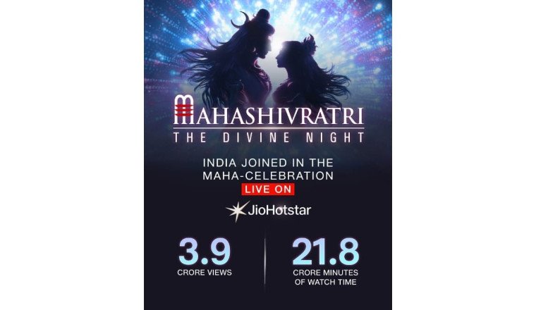 Mahashivratri Livestream on JioHotstar Draws 3.9 Crore Views, Showcasing the Future of Digital Devotion