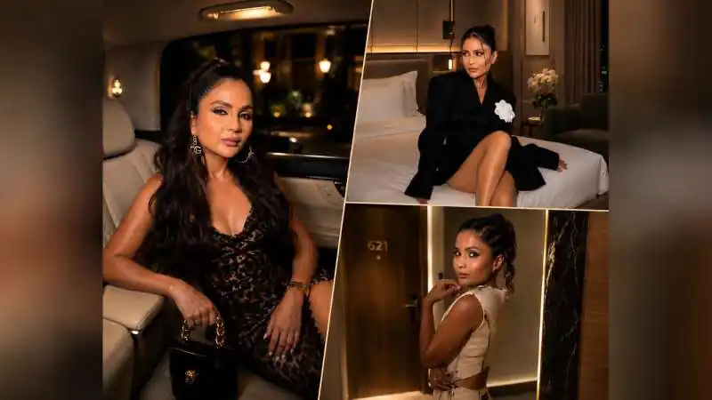 Anisha Garg Stuns in Elegant Black-and-White Look