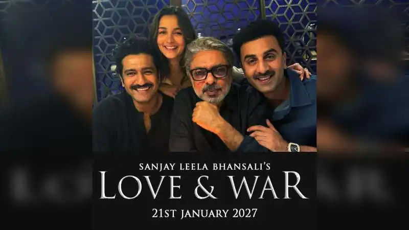 Bhansali's 'Love & War' Set for Release on Jan 21, 2027